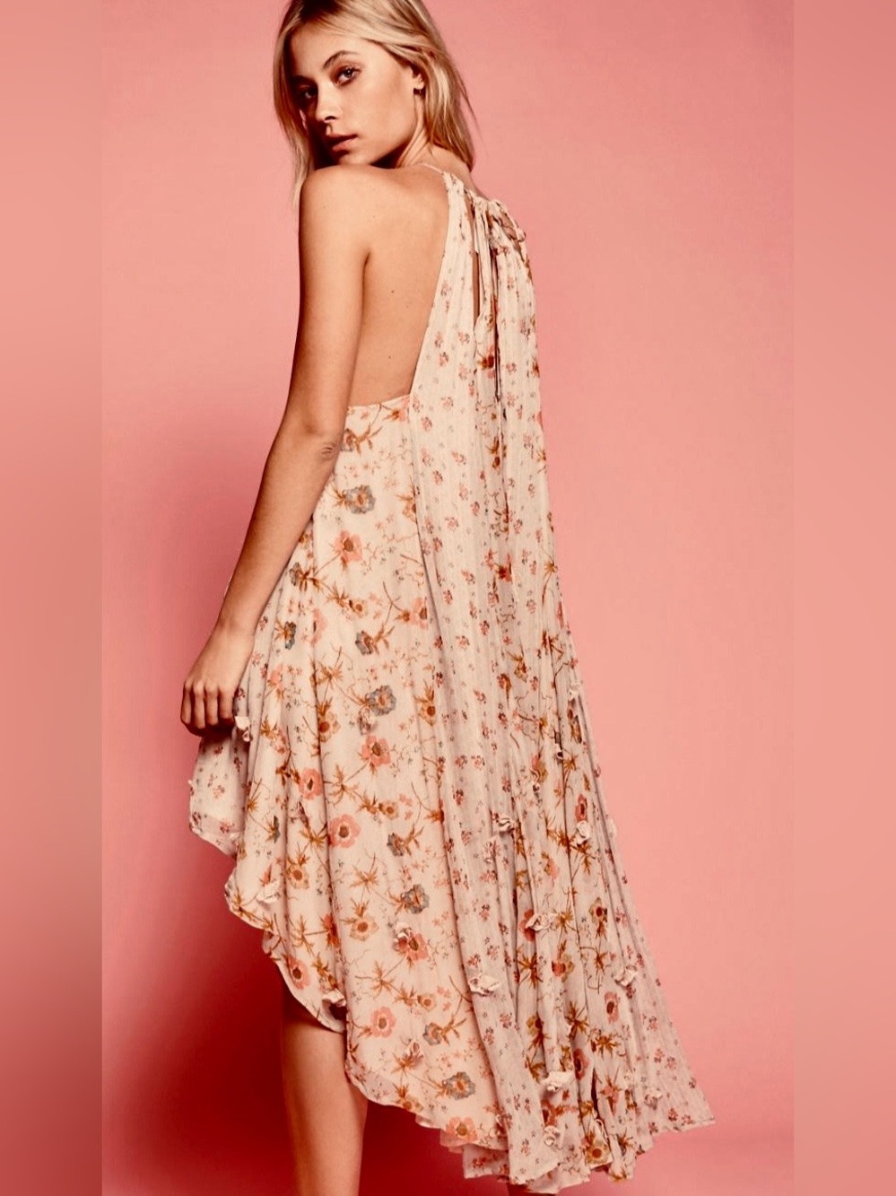 Free People Charm School Printed Dress - Picture 1 of 14